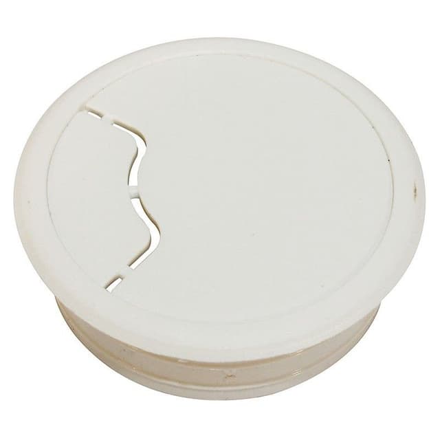 FAST Ironmongery Cable Outlet Plastic White (1)