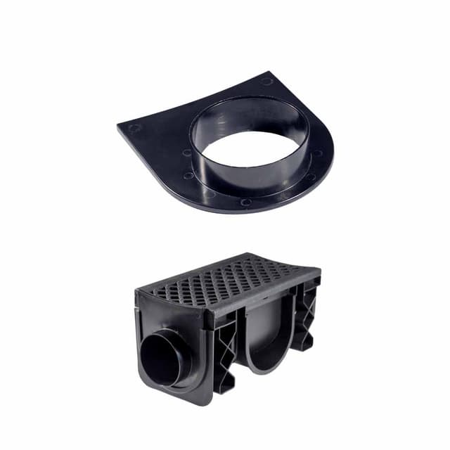 Seaqual QualiDrain - Modular Channel Drain Outlet Kit End 75mm X 1