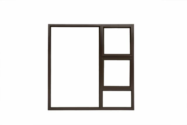 SKG Glass Bronze P/C Clear RH Window 28mm 1.500wx1.500h 2vent