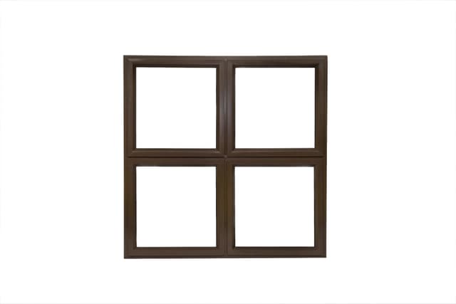SKG Glass 28 Casement Windows Window Bronze P/c 28mm (1.200wx1.200h) 2v