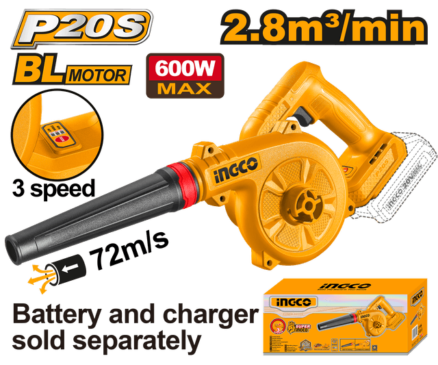 Ingco Blower 20v Lithium-ion