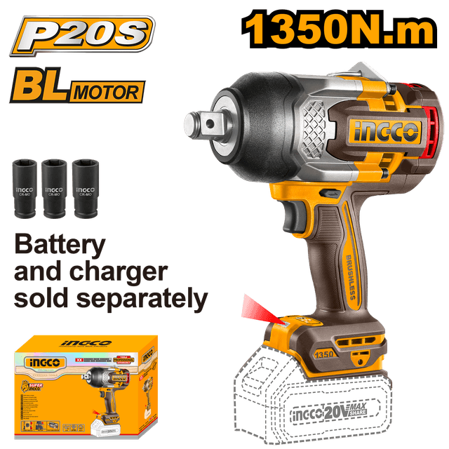 Ingco Wrench Impact 20v Lithium-ion