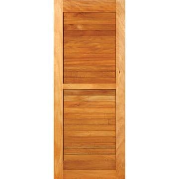Winsters Door Horizontal Slatted Ply Back