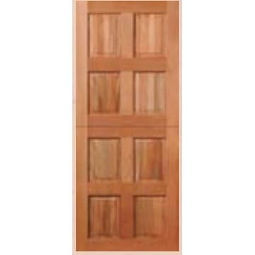 Kayo Door Hardwood 8 Panel Stable Varnished