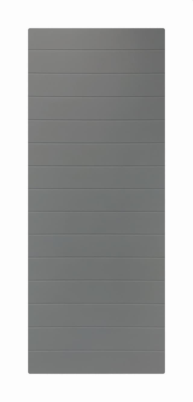 Kayo Door Embos Euro Horiz Int Grey