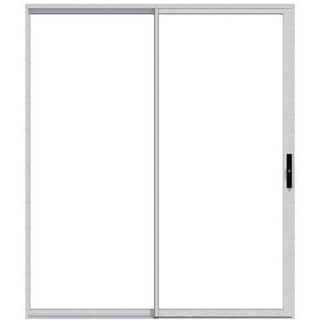 Kenzo Door Sliding Ox Full Glass 1800x2100 Silver