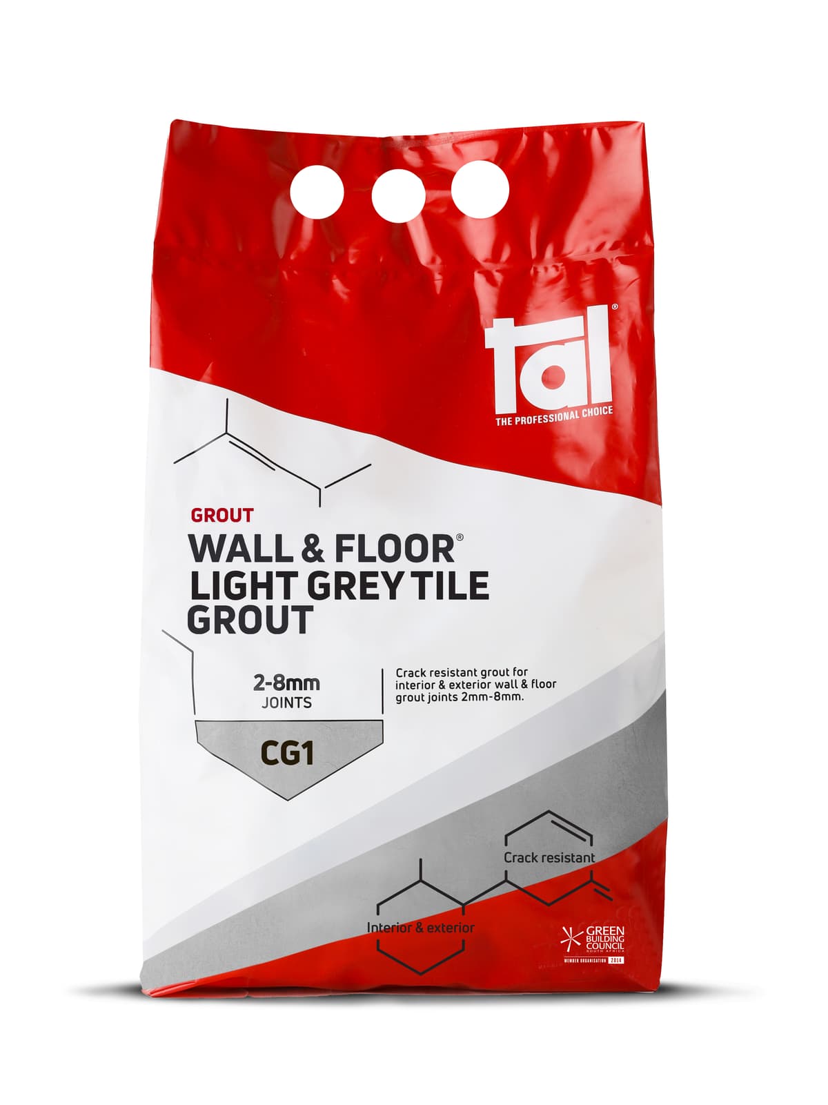 TAL Wall And Floor Grout 5kg & Light Grey