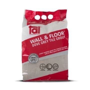 Wall & Floor Grout 2kg Dove Grey