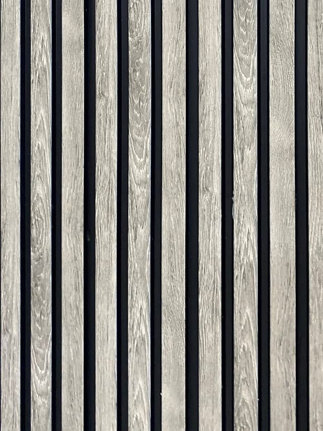 Upper Edge Wall Panel Clad 3d Greywood Black 2.4x122mmx12