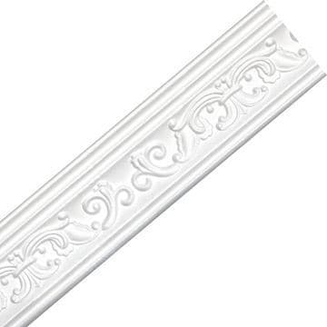 Upper Edge Cornice Polystyrene Dm1001 80x80x2000mm Wht