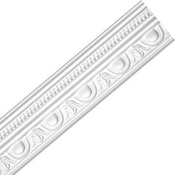 Upper Edge Cornice Polystyrene 65.4x86.5mm Wht