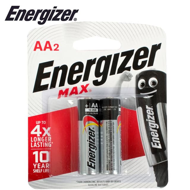 Energizer Max AA Batteries (2 Pack)