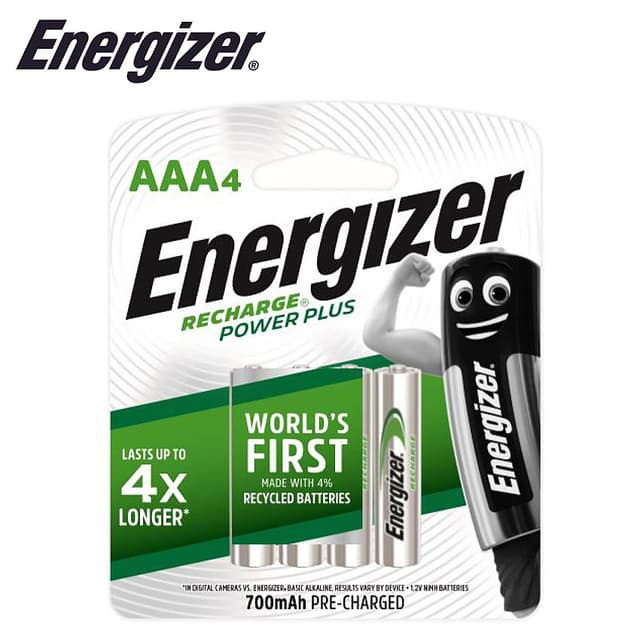 Energizer Rechargeable AAA Batteries 700mah (4 Pack)