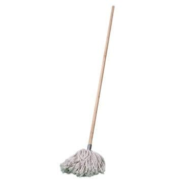 Academy Brushware Mop Wet W/ Wooden Handle W5