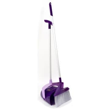 Academy Brushware Dustpan Set Long Handle