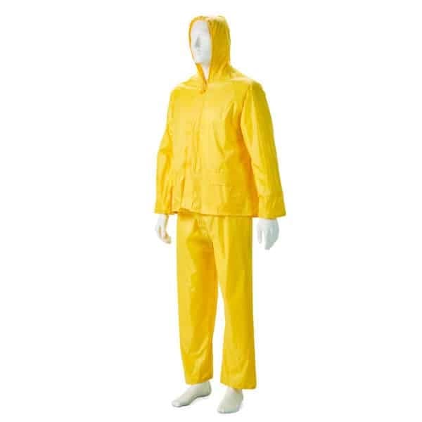 Dromex Rain Wear Suit Rubberised (l) Yellow