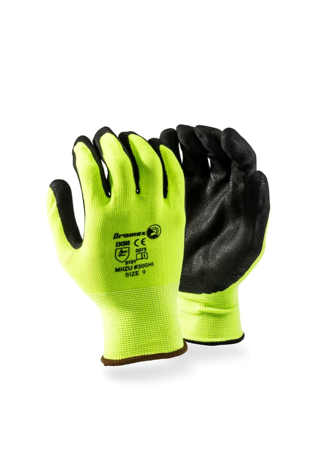 Dromex Hand Protection Gloves Miizu-300-hi Viz (10)