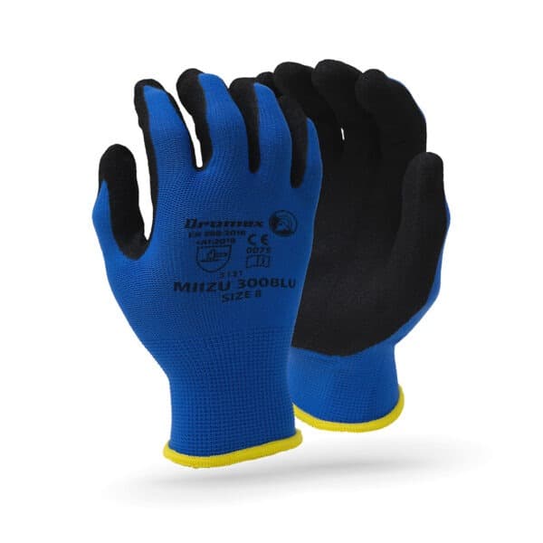 Dromex Hand Protection Gloves Miizu-300 Blue Palm Coated (9)