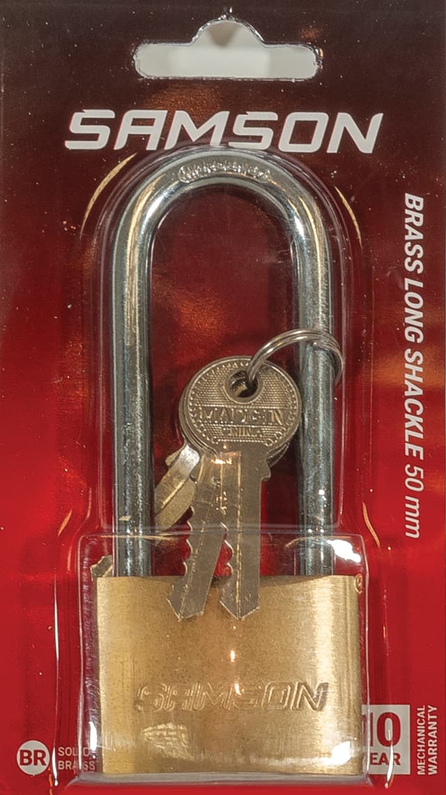 SAMSON P/lock Br Long Shack 50mm