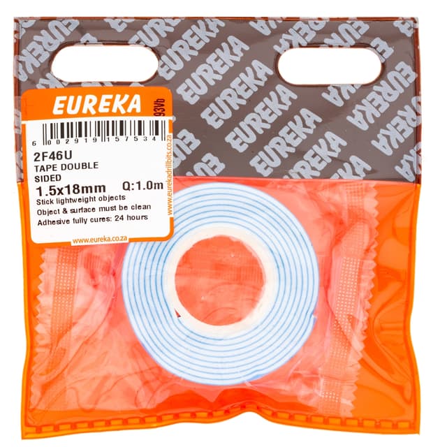 Eureka Home & General Tape Double Sided 1.5x18mm Q:1.0m
