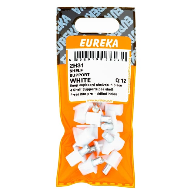 Eureka Home & General Shelf Support White Q:12
