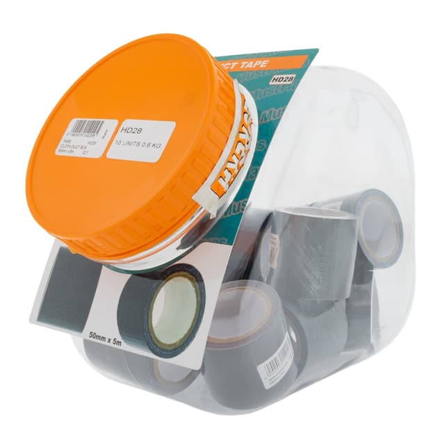 Eureka Must haves Tape Cloth Duct Blk 50mmx5m Q:1
