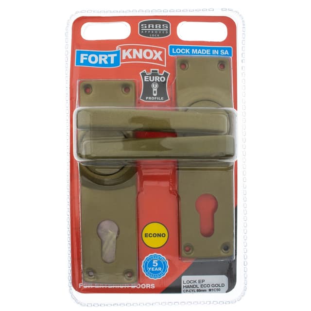 Fort Knox Locks Lock Ep Handl Eco Bz Br-cyl 60mm Q:1