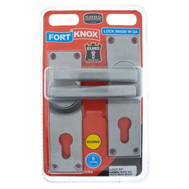 Fort Knox Locks Lock Ep Handl Eco Sc Cp-cyl 60mm Q:1