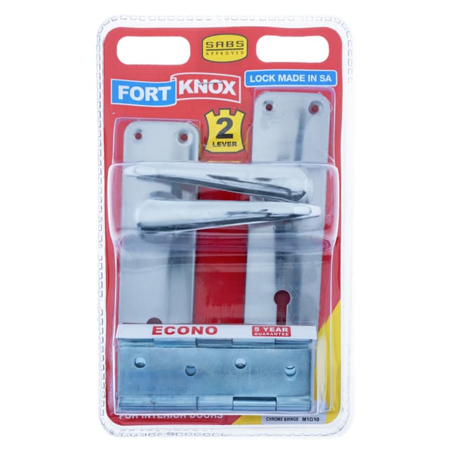 Fort Knox Locks Lock 2l Handl Eco Chrome &hinge Q:1