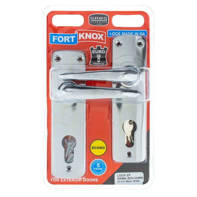Fort Knox Locks Lock Ep Handl Eco Cr Cp-cyl 60mm Q:1