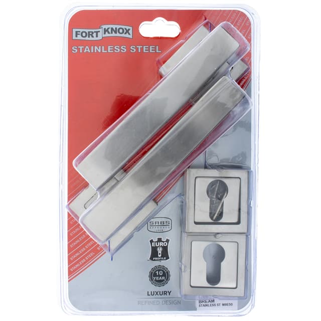 Fort Knox Locks Lockset Ep Rose Bream St/st Q:1