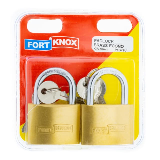 Fort Knox Padlocks Padlock Brass Econo 50mm K/a Q:2