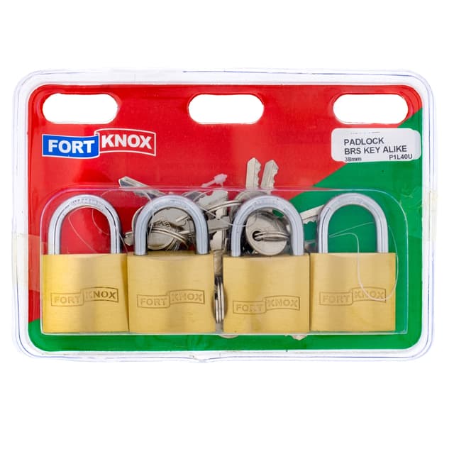 Fort Knox Padlocks Padlock Brs Key Alike 38mm Q:4