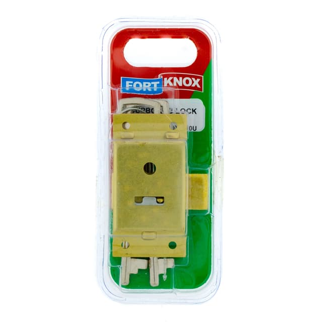 Fort Knox Padlocks Lock Cupboard 2 Lever 64mm Q:1