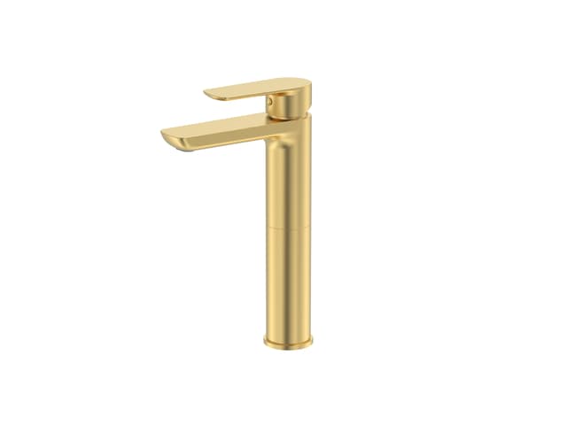 Cobra Seine Brushed Gold Mixer Basin Raised