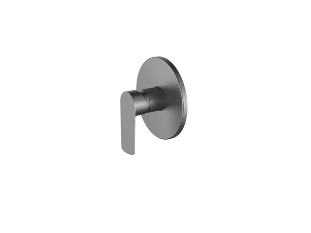 Cobra Seine Brushed Gun Grey Mixer Bath/shower Conc 3 Ports B/gun Gry