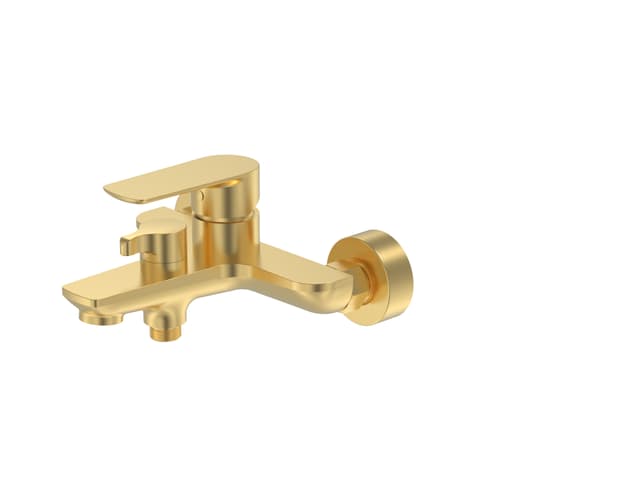 Cobra Seine Brushed Gold Mixer Bath Expo W/type Diverter No H/shower B/gd