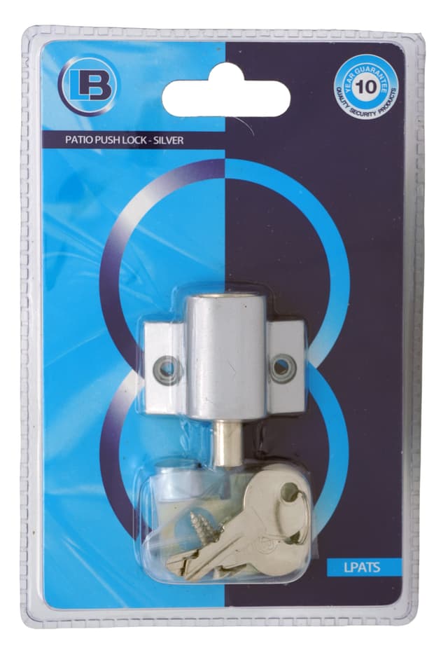 L & B Security Wholesalers L&B Lock Patio Lpatg Silver