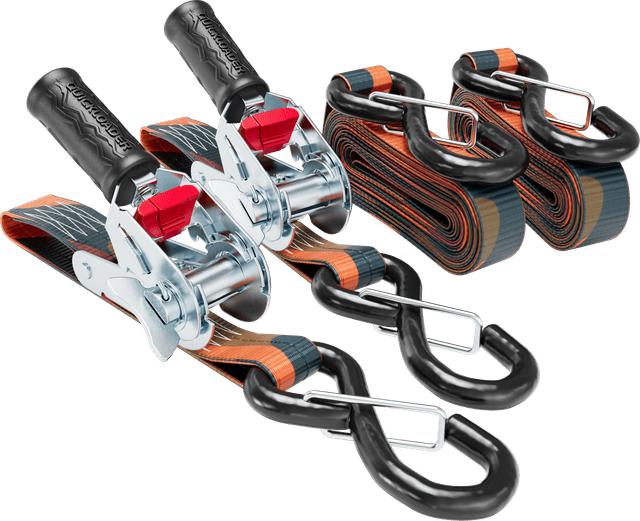 Quickloader QL Two-Piece Tiedowns Rebel 800 Kg 4 M 25 Mm 2-pack