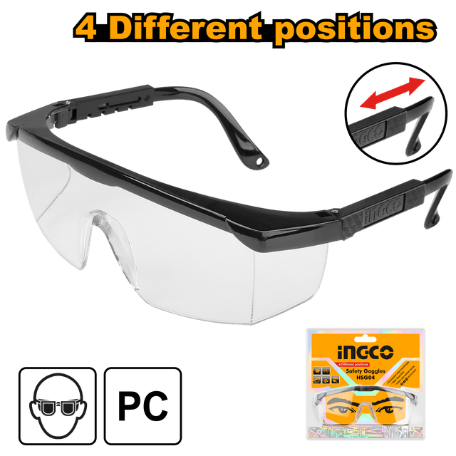 Ingco Skillcraft Safety Spectacles Adjustable