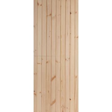 Kayo Door Pine Open Back Framed Ledged Stable Batten